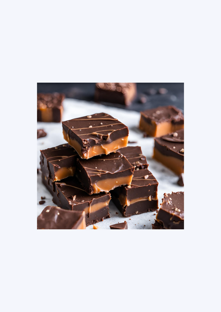 Dark Salted Caramel Fudge